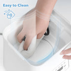 8-In-1 Bottle Sterilizer and Dryer, Electric Steam with Baby Bottle Warmer, Food Prep, White