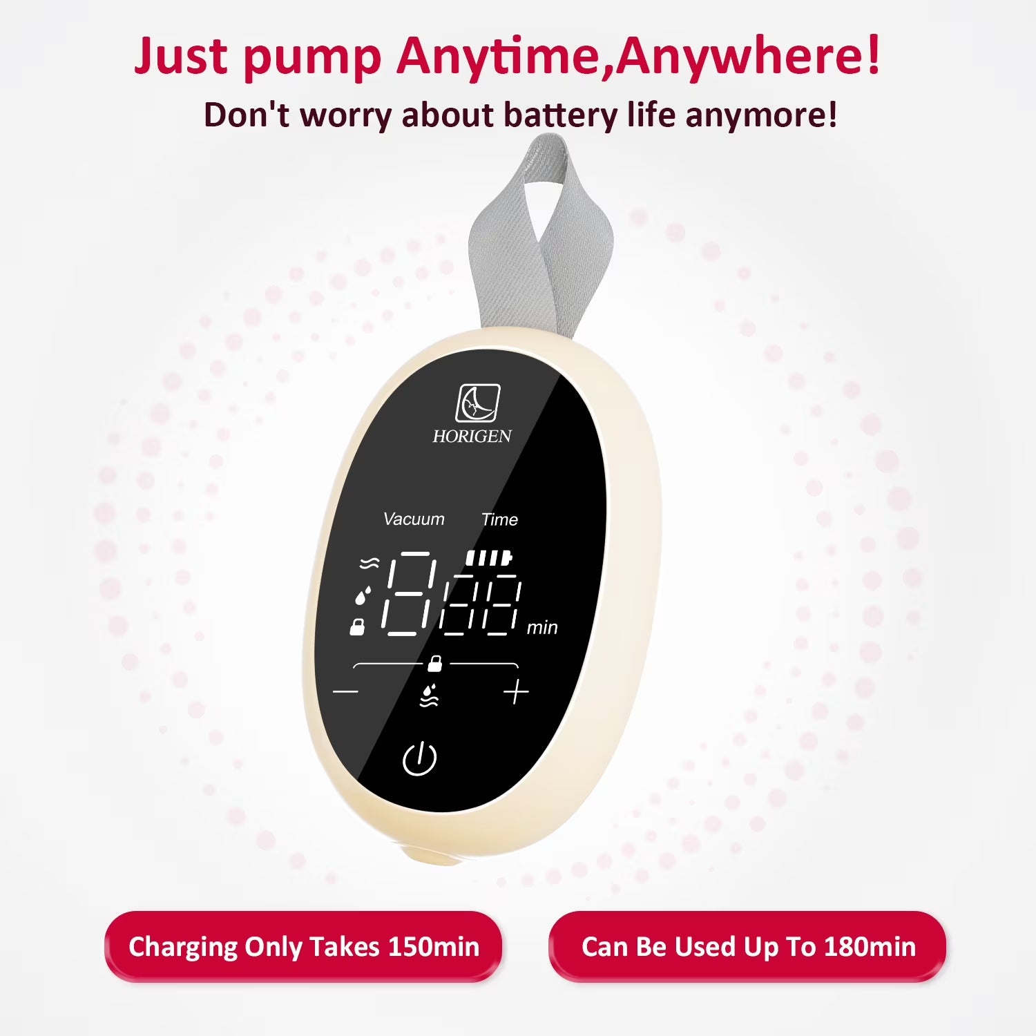 D6 Milk White Electric Hands Free Breast Pump Wearable Lower Noise Breastfeeding Strong Suction 180Ml/6Oz