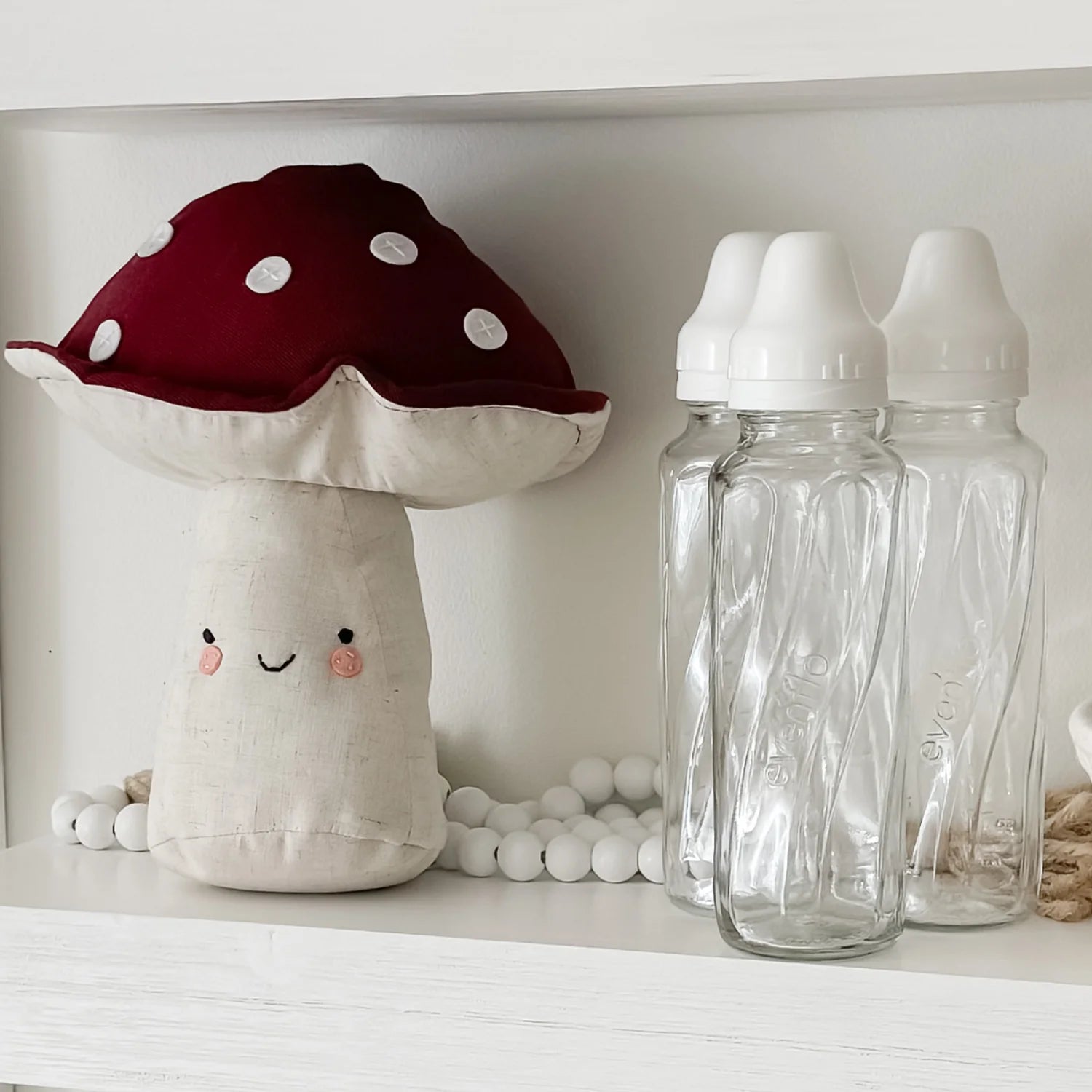 Classic Glass Twist Bottles, 6 Pack of 8 Ounce Each, Clear