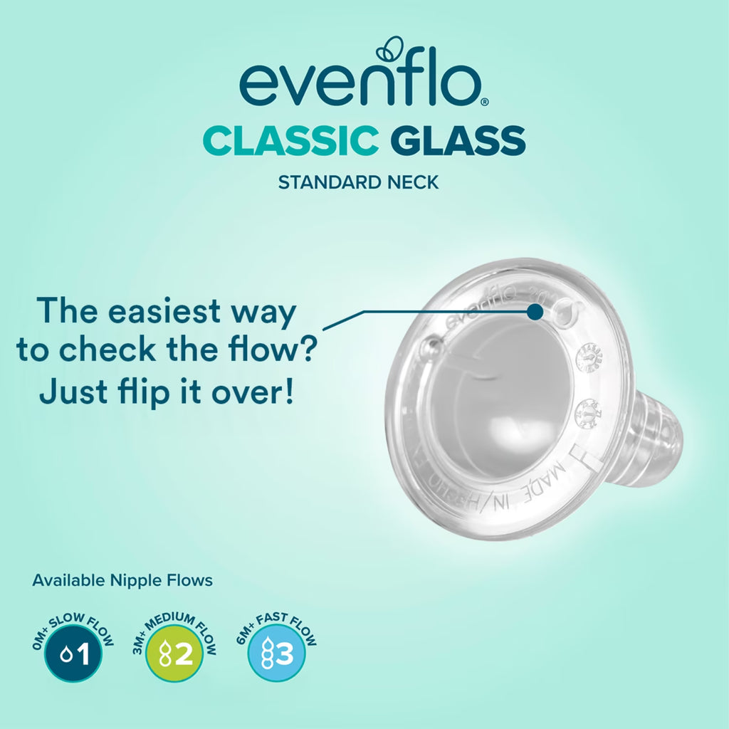 Classic Glass Twist Bottles, 6 Pack of 8 Ounce Each, Clear