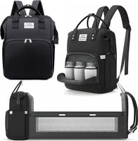 Baby Diaper Bags with Changing Station, Diaper Bag Backpack for Moms Dads with USB Charging Port, Baby Shower Gifts, Large Capacity Diaper Backpack