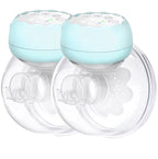 Breast Pump, Hands Free Breast Pump Portable Electric Breast Pump with 4 Modes & 12 Levels, 2 Pack, Blue