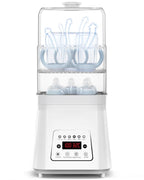 8-In-1 Bottle Sterilizer and Dryer, Electric Steam with Baby Bottle Warmer, Food Prep, White
